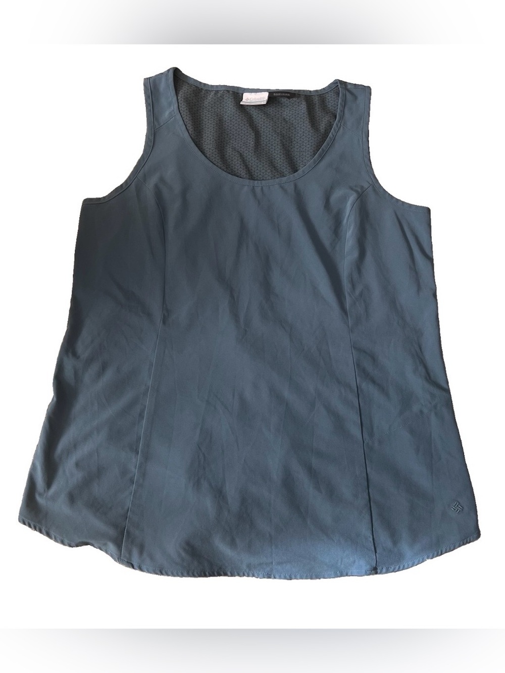 Columbia Omni-Wick Fitness Workout Athletic Sleeveless Blue Tank Top Size L